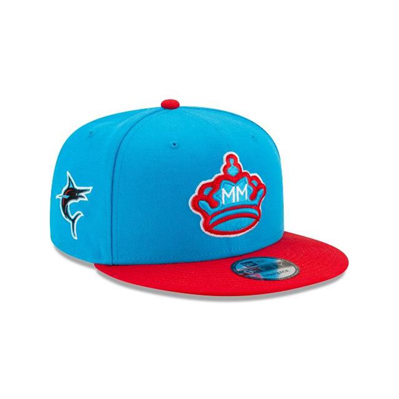 MLB Miami Marlins City Connect 9Fifty Snapback (PYQ5982) - Black New Era Caps